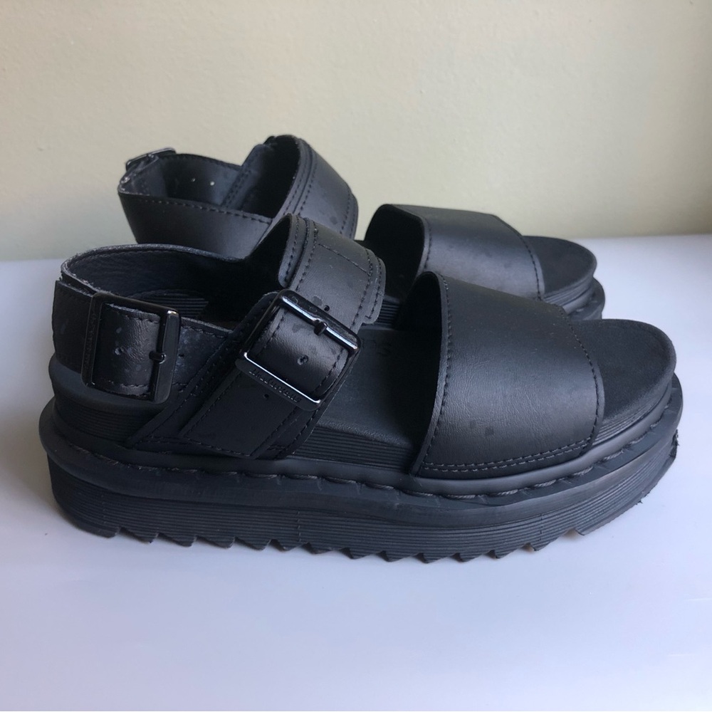 Dr. Martens Voss Leather Platform Sandals Size: US Womens 5 EUR 36
